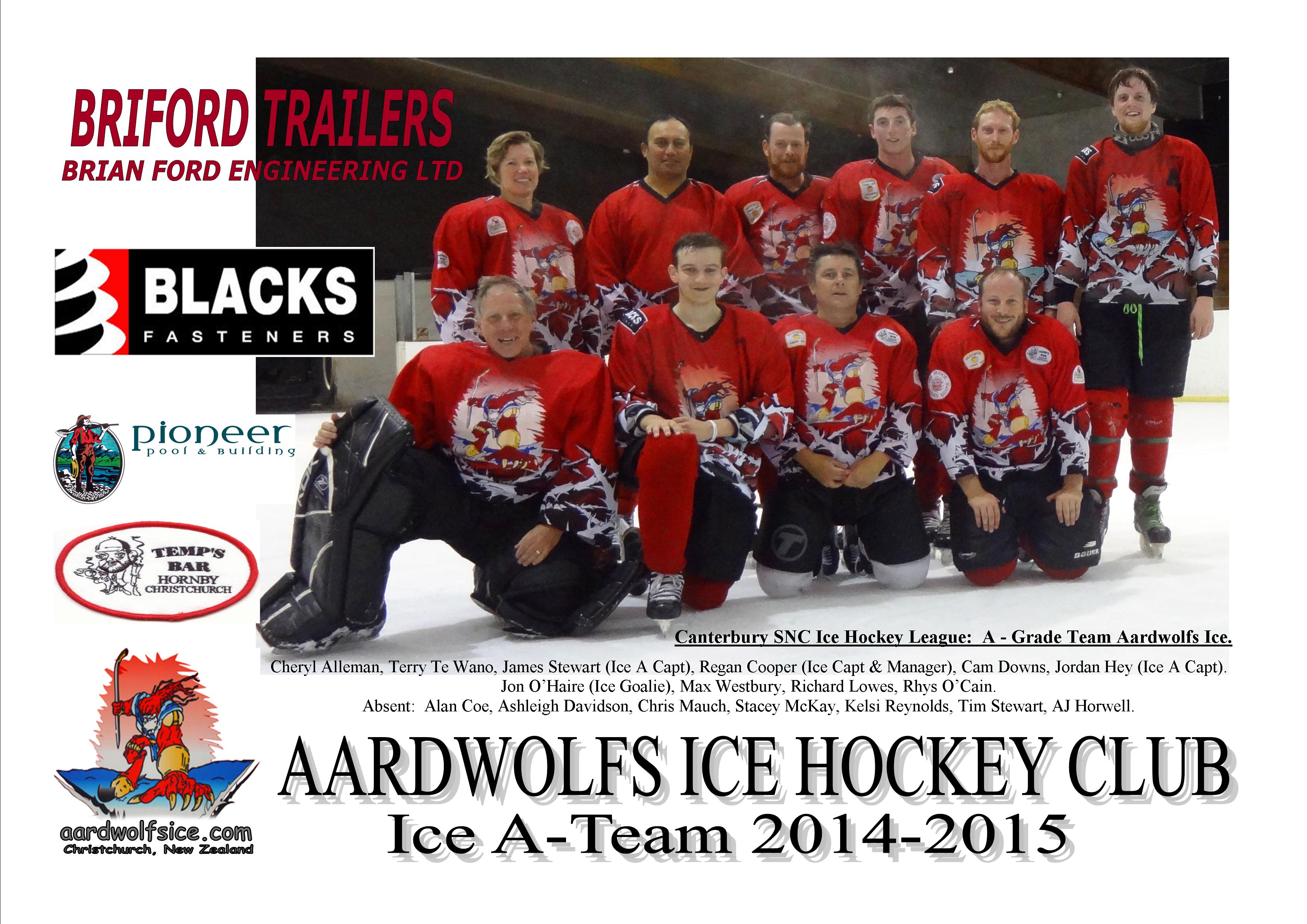 Aardwolfs Ice Team 2014 -2015